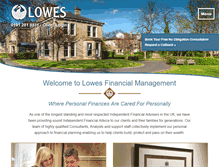Tablet Screenshot of lowes.co.uk