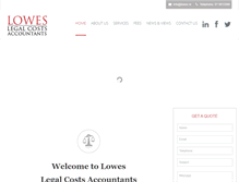 Tablet Screenshot of lowes.ie